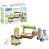 Image de Playmobil Junior 71691 Station et chariot élévateur écologiques, jouet durable fabriqué à partir de plastiques d'origine végétale, dès 1 an