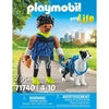 Image de Jeux de simulation homme sportif et border collie Playmobil 12x9,3x3,3 cm