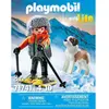 Image de Jeux de simulation garçon en raquette et st bernard Playmobil 12x9,3x3,3 cm