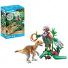 Image de Figurine Playmobil 71823 Velociraptor Explorateur Lasso et Marmotte Multicolore