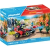 Image de Jeux de simulation quad pompier et arbuste enflamme Playmobil 7,2x14,2x18,7 cm