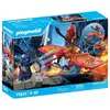 Image de Playmobil Super Héroes Héroe Y Su Dron Volador Vs Ninja 71833 39 pièces