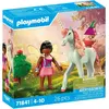 Image de Jeux de construction licorne ciel rose avec fee Playmobil TU