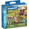 Image de Jeu de simulation Duo cavalière avec poulain Playmobil TU