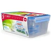 Image de Récipient Emsa CLIP & CLOSE 508568 3,7 L Bleu Transparent Set