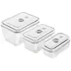 Image de Récipient alimentaire ZWILLING FRESH & SAVE Set 3pcs Verre Vide Apilable Hermétique