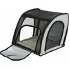 Image de Transporteur voiture TRIXIE 13174 Noir Gris polyester ouverture frontale et latérale