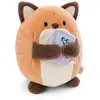 Image de Peluche renard avec jeu vidéo dans un coffret cadeau Nici Geeks 16 cm