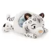 Image de Peluche leopard de neige couché Nici Eleni Snowbell 45 cm