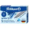 Image de Remplacement de stylo Pelikan 960567 Bleu 5 pièces en boîte