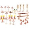 Image de Ensemble de panneaux de signalisation goki (x29) 9,8 cm
