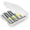 Image de Étui à piles Ansmann 4000740 Transparent Blanc 4 AAA/AA