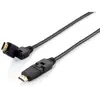 Image de Equip Câble HDMI 1.4 Mâle/Mâle Rotatif 1m