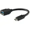 Image de Câble Equip USB Type C Mâle vers USB Type A Femelle 15cm