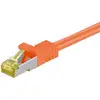 Image de Equip Câble Réseau RJ45 S/FTP Blindé Sans Halogène Cat.6A Orange 1m