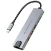 Image de Hub USB Conceptronic DONN29G Alámbrico USB 3.2 Gen 2 Type-C 140W Gris