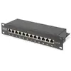Image de Panneau de brassage Digitus CAT 6 Classe E 12 ports 1U blindé