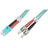 Image de Digitus Cable de Conexión de Fibra Óptica Dúplex LC ST/BFOC 1m Azul