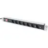 Image de Multiprise Digitus DN-95403 7 prises avec protection et interrupteur 16 A 4000 W
