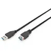 Image de Câble USB Digitus USB-A 3 m USB 3.2 Gen 1 Noir