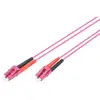 Image de Câble Digitus OM4 LC/LC 1 m Multimode Violet LSZH