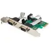 Image de Carte Interface Serie Digitus PCIe 2x DSUB9 128000 bps Chipset OXPCIe952