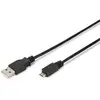 Image de Digitus Cable de Conexión USB Tipo A-Micro USB 1.8m Negro