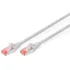 Image de Cable réseau Digitus CAT 6 S/FTP 0,25 m gris RJ-45