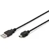 Image de Digitus Cable de Conexión USB Tipo A-Mini USB 3m Conform Negro