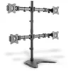 Image de Digitus Soporte Monitor Quadruple Bureau 15 à 27" VESA 75x75 à 100x100 Max 8Kg