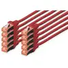 Image de Digitus Cable de Red S-FTP Cat. 6 LSZH 1m Rojo 10 Unidades