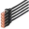 Image de Digitus Cable de Red S-FTP Cat. 6 LSZH 10m Negro 5 Unidades