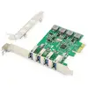 Image de Carte d'extension USB 3.0 Digitus 4 ports PCIe Profil bas
