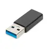 Image de Adaptateur Digitus USB-C USB 3.0 5 Gbit/s 15 W Aluminium
