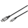 Image de Câble DisplayPort Digitus 8K mini-DP vers DP 2 m Aluminium