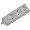 Image de Multiprise Secomp 387.270S 3 prises 1,5 m blanc intérieur plastique 3600 W
