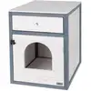 Image de Cabinet Litière Kerbl Ida Blanc/Bleu 58 x 45 x 60 cm Bandelette Amovible