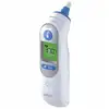 Image de Thermomètre Braun ThermoScan 7 blanc, sonde grand angle préchauffée, veilleuse