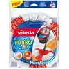 Image de Vileda Turbo 2in1 Remplacement pour Turbo Mop avec microfibres et polyamide