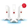 Image de WiFi Mesh Fritz 3 Noeuds 4200 Mbps Couverture Étendue avec Ports LAN Gigabit