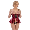 Image de Ensemble Lingerie Ouverte Jupe Rouge et Noire