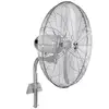 Image de Ventilateur mural CasaFan WM2 Wall Eco 123W acier chromé oscillant
