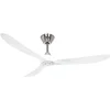 Image de Ventilateur de plafond CasaFan Eco Genuino 315224 152 cm 14W Blanc Chrome télécommande