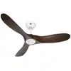 Image de Ventilateur de plafond CasaFan 312220 Eco Genuino 122 cm Noyer Blanc Télécommande