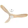 Image de Ventilateur de plafond CasaFan 312219 Eco Genuino 122cm Bois Blanc Télécommande