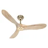 Image de Ventilateur de plafond CasaFan 312222 152cm Laiton Bois Naturel 7W Télécommande