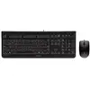 Image de PromotionalPrice Cherry DC 2000 Filaire Français USBEnsemble filaire CHERRY DC 2000, clavier silencieux marqué laser et souris optique 3 boutons 1200 dpi ambidextrenoir - usb