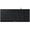 Image de CHERRY STREAM KEYBOARD TKL Clavier compact sans pavé numérique 88+6 touches USB noir