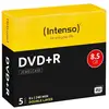 Image de Disque DVD INTENSO DVD+R DL 8,5 Go 8x 120 mm Pack 5