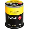Image de Disque DVD+R Intenso 16x 4,7 Go Cakebox 120 mm 100 pcs